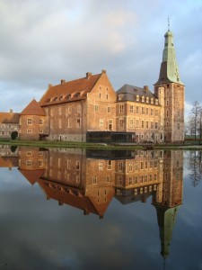 Schloss Raesfeld in der Abendsonne