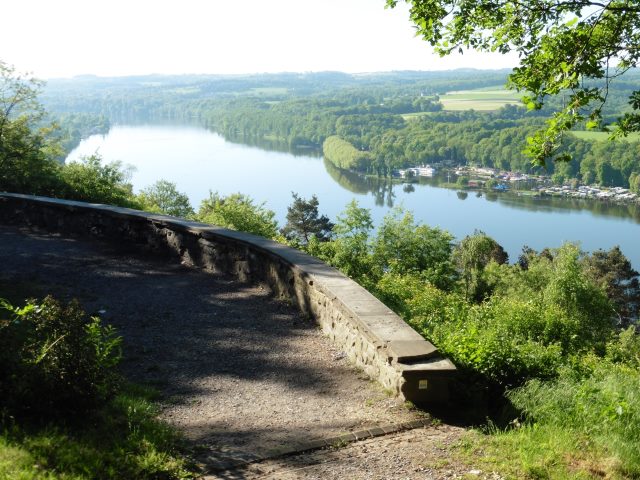 Blick von der Korteklippe am Baldeneysteig