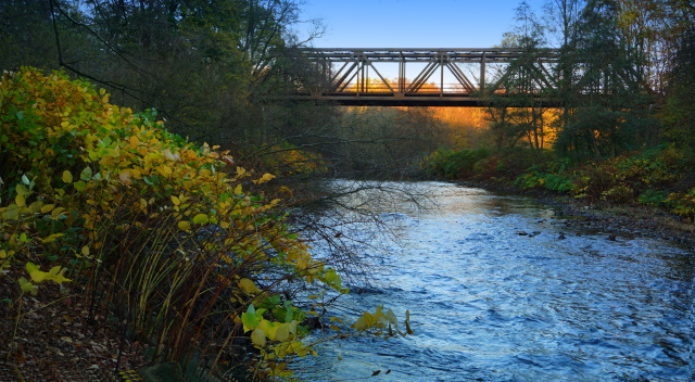 Spät dran an der Wupper