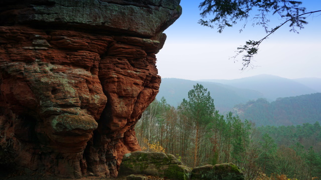 Oben am Rauschlochfelsen