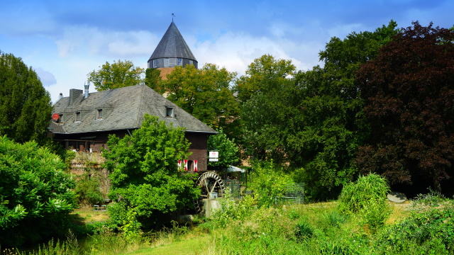 Burg und Mühle in Brüggen