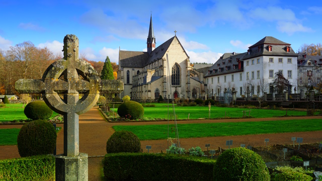 Klosteranlage Marienstatt mit der frühgotischen Basilika