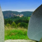 Blick vom Skulpturenmuseum auf die Ebernburg