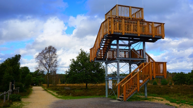 Der "neue" Aussichtsturm in der Wacholderheide