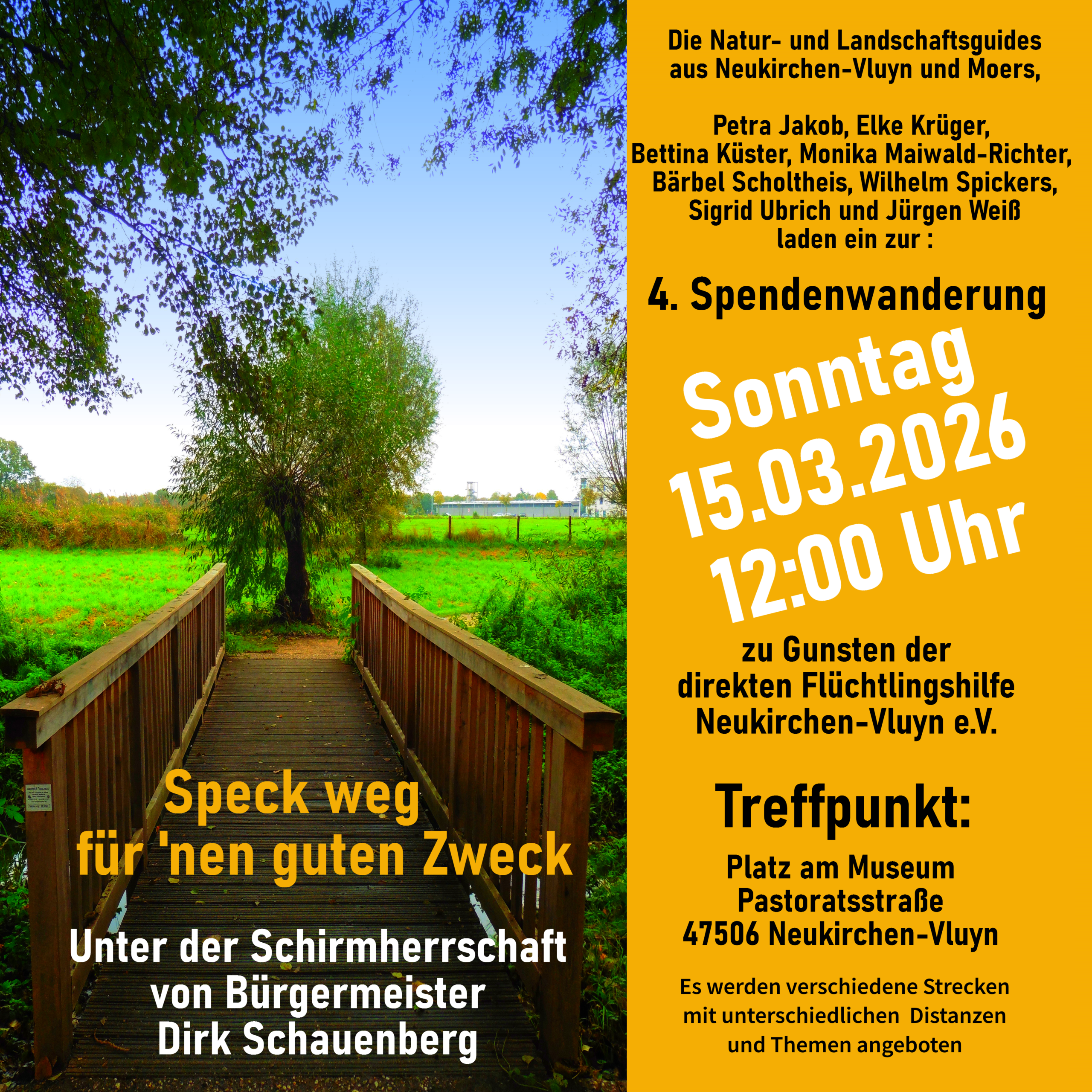 Wir sind wieder für den guten Zweck unterwegs