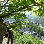 Blick hinunter auf Abenden