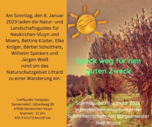 Mehr über den Artikel erfahren Speck weg für ’nen guten Zweck