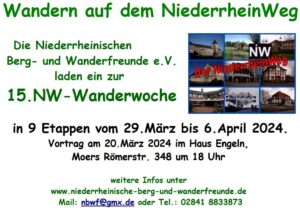 Mehr über den Artikel erfahren NiederrheinWeg – Wanderwoche 2024