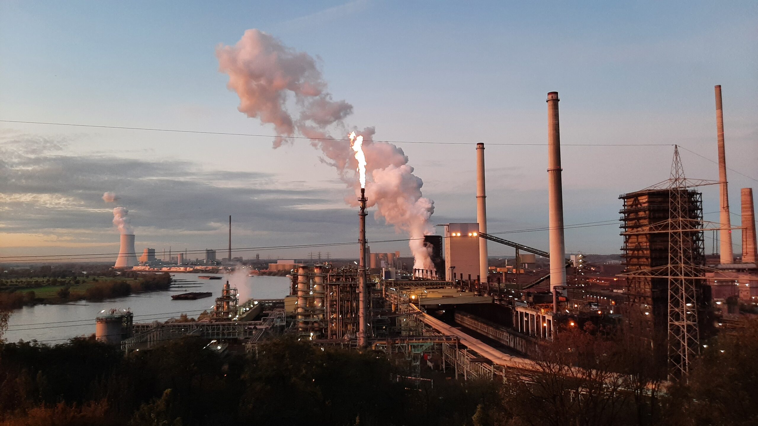 Ausblick auf die Kokerei Schwelgern